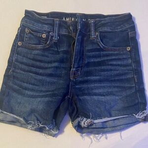 American Eagle Outfitters Dark Blue Jean Shorts